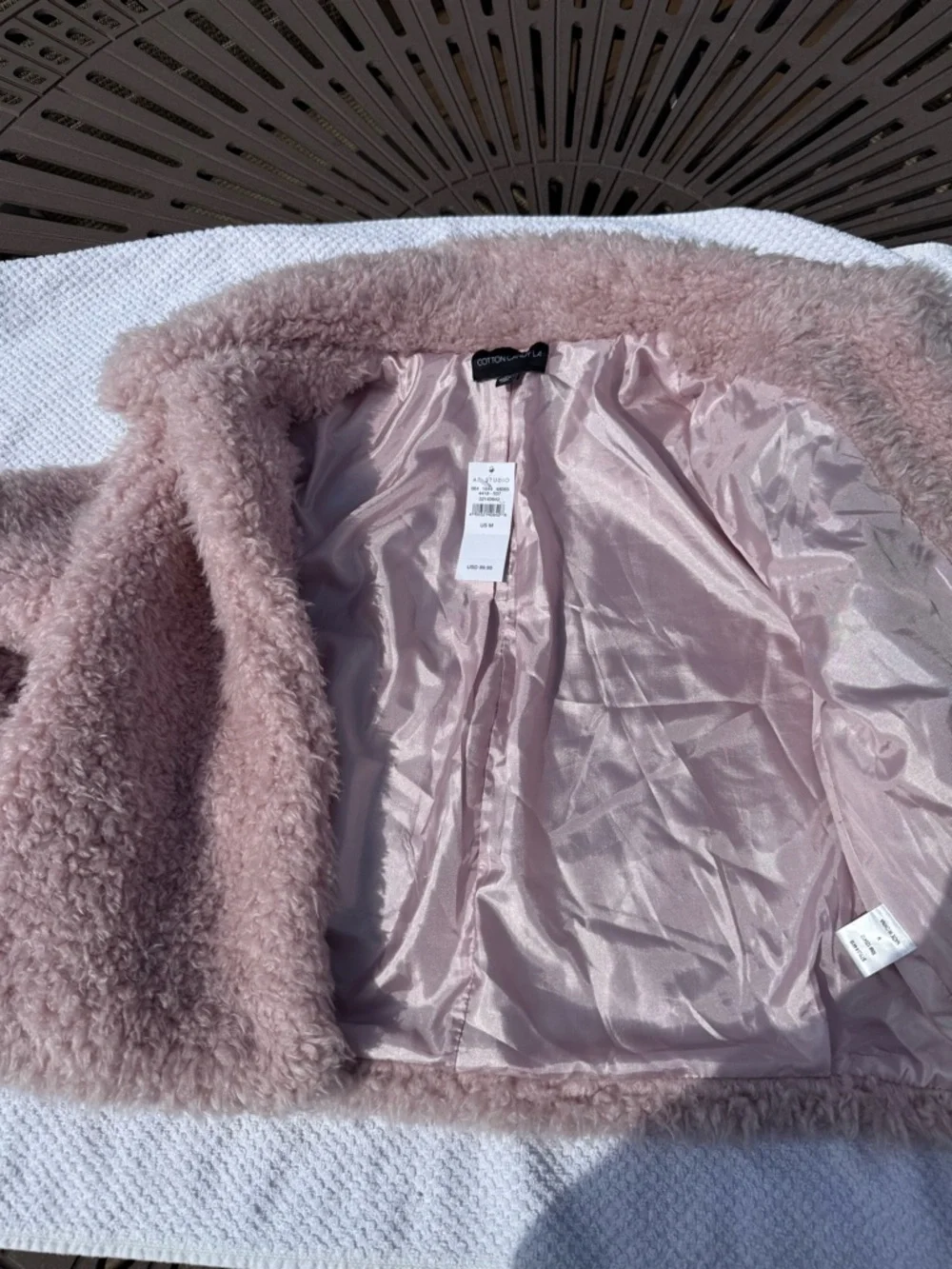 AE studio Teddy Bear Jacket, NWT, Sz med - Picture 5 of 8